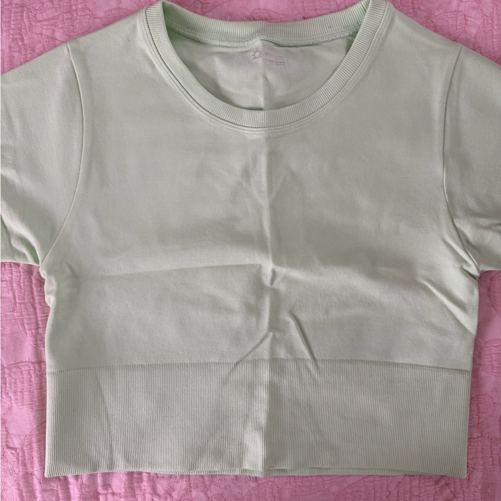 Stylish Mint Green Crop Top for Women